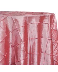 132" Pintuck Taffeta Coral