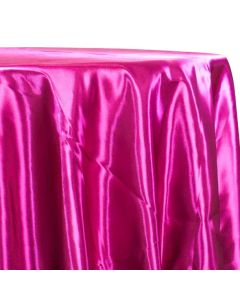 90" x 132" Braidal Satin Fuschia