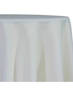 90" x 132" Poplin Polyester Ivory