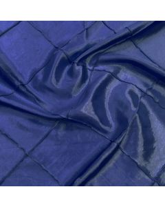 Overlay Pintuck Taffeta Navy