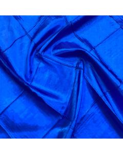 Overlay Pintuck Taffeta Royal Blue