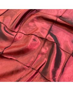 Overlay Pintuck Taffeta Wine