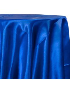 90" x 156" Braidal Satin Royal Blue