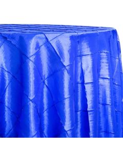 90" x 132" Pintuck Taffeta Royal Blue