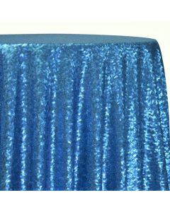 90" x 132" Glitz Sequin Turquoise
