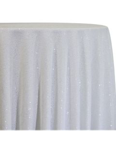 90" x 132" Glitz Sequin White