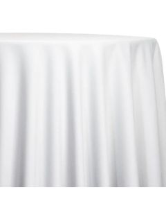 90" x 132" Poplin Polyester White