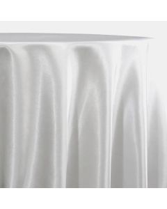 90" x 156" Braidal Satin White